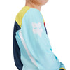 Interior label and fabric texture of Light Blue Youth 180 Elevated Jersey (SKU: 33551-116)