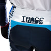 Detail of mesh ventilation zones on Fox Racing 360 Fade Pants in White and Blue (SKU: 33541-059)