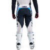 Rear view of Fox Racing 360 Fade Pants in White and Blue (SKU: 33541-059), highlighting abrasion-resistant knee panels