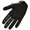 Rear view of White/Black 180 Flow Gloves (SKU: 33700-130), featuring breathable mesh and hook-and-loop wrist closure