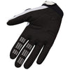Rear view of Fluorescent Red 180 Flow Gloves (SKU: 33700-110), highlighting sublimated graphics and stretch mesh finger gussets