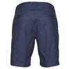 Rear view of Essex 3.0 Shorts in Olive Green, SKU 31667-329, showing welt pockets and button closure