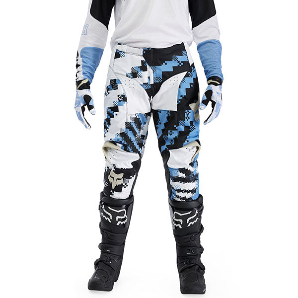 Rear view of White 180 Digi Image Pants (SKU: 33543-008), showing mesh ventilation and ergonomic paneling