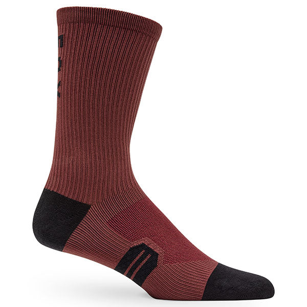 Product image of Fox Racing - 8" Ranger Socks (MTB) SKU:31530-180-XS/S | Sizes: XS/S, S/M, L/XL | Designed for Mountain Bike, BMX and E-Bike riders | Available at BTO Sports