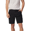 Side view of model wearing Essex 3.0 Shorts in Black, SKU 31667-001, highlighting relaxed fit