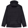 Side view of Ridgeway Jacket in Black, SKU 33119-001, showing fleece side panels and relaxed fit