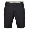 Front view of Fox Racing Essex 3.0 Shorts in Black, SKU 31667-001, featuring chino styling and stretch twill