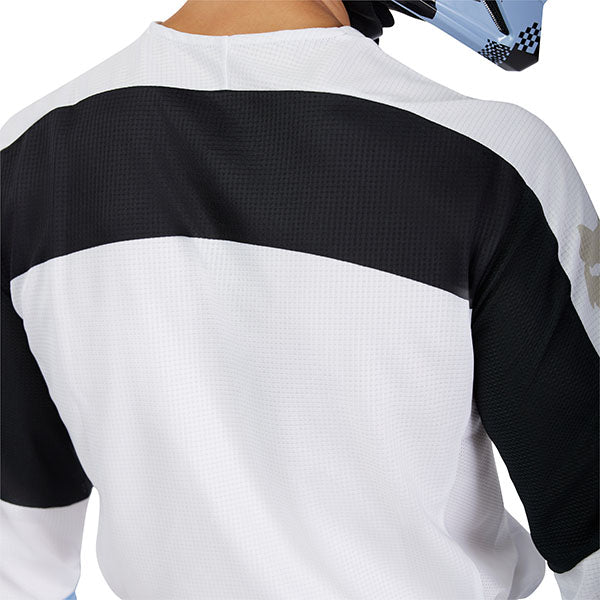 Rear mesh panel detail of White 180 Digi Image Jersey (SKU: 33535-008)