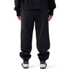 Detail of waistband and drawcord with metal aglets on Black Women's Wordmark Joggers (SKU: 33141-001)