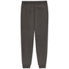 Rear view of Wordmark Joggers in Pewter, SKU 33146-052, showing ribbed cuffs and drawstring waistband