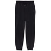 Front view of Fox Racing Women's Wordmark Joggers in Black (SKU: 33141-001), featuring tonal logo and brushed fleece