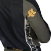 Detail of TruDri® moisture-wicking fabric on Fox Racing 360 Fade Jersey in Brown and Black (SKU: 335