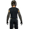 Rear view of Fox Racing 360 Fade Jersey in Brown and Black (SKU: 33533-539), featuring drop-tail hem and sublimated graphics