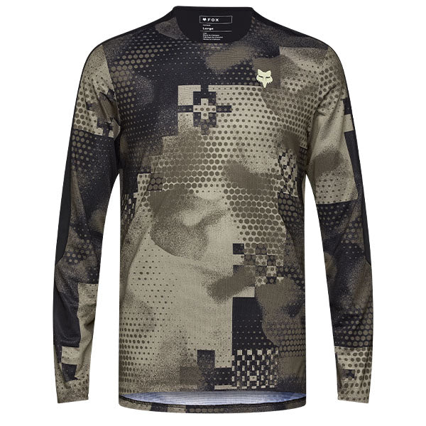 Product image of Fox Racing - Flexair Ascent Pulse Long Sleeve Jersey (MTB) SKU:33697-237-S | Sizes: SM–XL | Designed for Mountain Bike, BMX and E-Bike riders | Available at BTO Sports