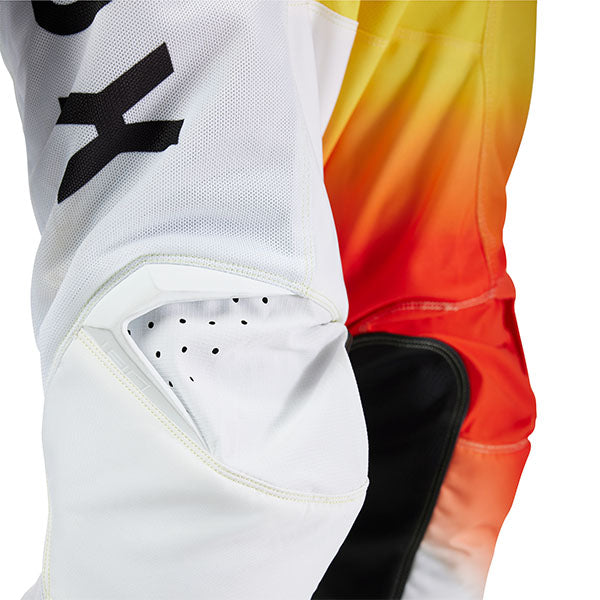 Side cargo pocket and zipper detail on White 180 Air Haze Pants (SKU: 33544-008)