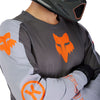 Detail of stretch-woven sleeve and cuff on Grey/Orange Ranger Air Off Road Jersey (SKU: 33537-052)
