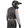 Detail of sleeve panel and cuff on Grey/Orange Ranger Air Off Road Jersey (SKU: 33537-052)