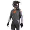 Rear view of Grey/Orange Ranger Air Off Road Jersey (SKU: 33537-052), highlighting drop-tail hem and ventilation