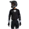 Rear view of Black/Grey Ranger Air Off Road Jersey (SKU: 33537-001), showing drop-tail hem and breathable mesh zones