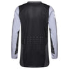 Side profile of Black/Grey Ranger Air Off Road Jersey (SKU: 33537-001), highlighting mesh panels and sleeve articulation