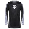 Front view of Fox Racing Ranger Air Off Road Jersey in Black/Grey (SKU: 33537-001), showing TruDri® fabric and athletic collar
