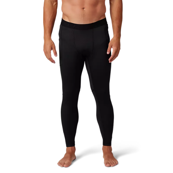 Fox Racing Tecbase Fire Tights product image in SM sizes Black SKU 29831-001-S. Base Layer Pants | Available at BTO Sports