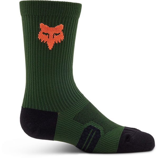 Product image of Fox Racing - 6in Ranger Crew Sock (Youth) (MTB) SKU:31084-245-YS | Designed for Mountain Bike, BMX and E-Bike riders | Available at BTO Sports