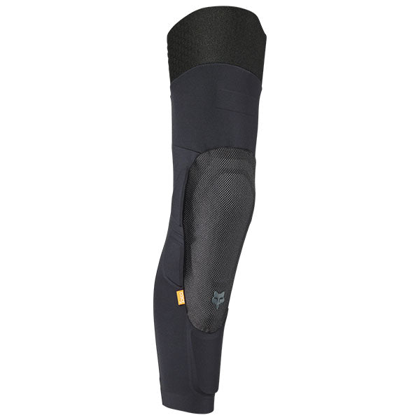 Product image of Fox Racing - Launch Elite Knee/Shin Guards (MTB) SKU:28914-001-XS | Sizes: XS–2X | Designed for Mountain Bike, BMX and E-Bike riders | Available at BTO Sports