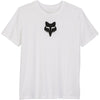 Professional studio photo of Fox Racing Fox Head Tee (Womens); showing tee fit, printed graphics, and crew neckline; SKU 31850-001-XS