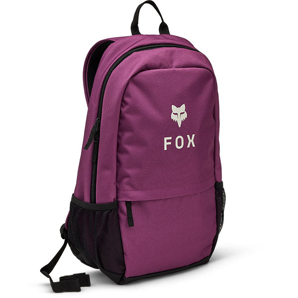 Fox Racing 180 Backpack SKU 32793 Sangria front view showing main compartment and Fox Racing branding
