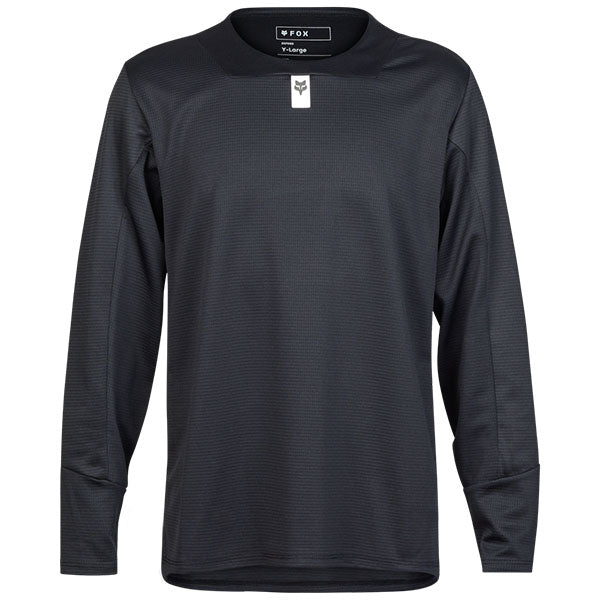 Product image of Fox Racing - Defend Long Sleeve Jersey (Youth) (MTB) SKU:32415-001-YS | Designed for Mountain Bike, BMX and E-Bike riders | Available at BTO Sports