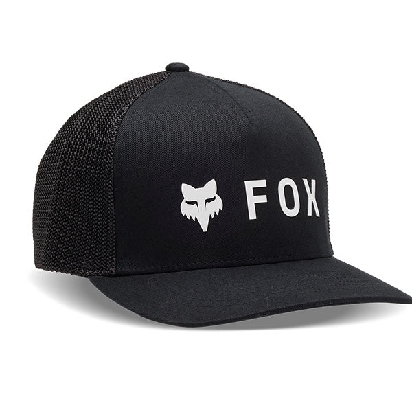 Fox Racing - Absolute Flexfit Hat, Sku 31618-001, Color Black with white Fox Logo on the front  
