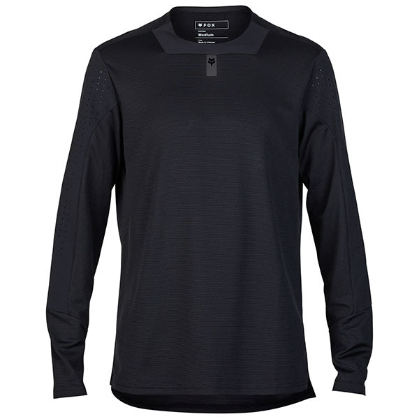 Product image of Fox Racing - Defend Long Sleeve Jersey (MTB) SKU:32367-001-S | Sizes: SM, MD, LG, XL, 2XL | Designed for Mountain Bike, BMX and E-Bike riders | Available at BTO Sports