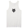 Professional studio photo of Fox Racing Fox Head Premium Tank; showing sleeveless cut, hem shape, and printed or woven branding; SKU 32091-001-S