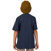 Professional studio photo of Fox Racing Fox Legacy Basic Tee (Youth); showing tee fit, printed graphics, and crew neckline; SKU 31819-001-YXS