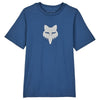 Professional studio photo of Fox Racing Fox Legacy Basic Tee (Youth); showing tee fit, printed graphics, and crew neckline; SKU 31819-001-YXS