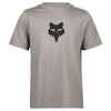 High-resolution studio image of Fox Racing Fox Legacy Basic Tee (Youth); showing tee fit, printed graphics, and crew neckline; SKU 31819-001-YXS