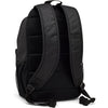 Fox Racing Clean Up Backpack SKU 32790 Black back view showing padded shoulder straps and back panel