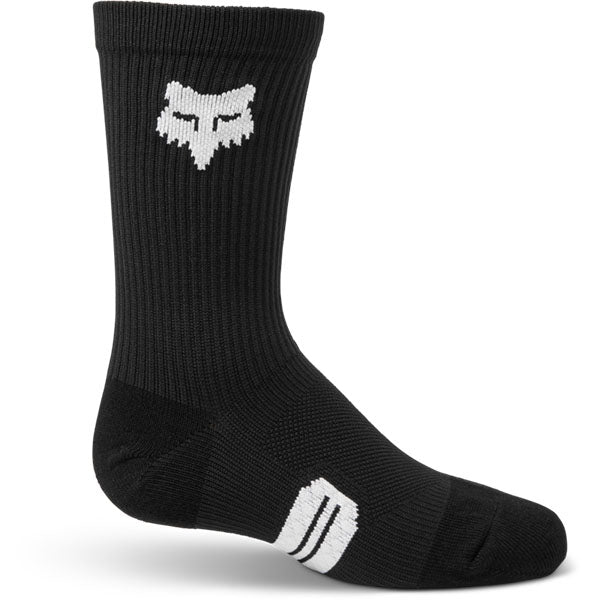 Product image of Fox Racing - 6in Ranger Crew Sock (Youth) (MTB) SKU:31084-001-YS | Designed for Mountain Bike, BMX and E-Bike riders | Available at BTO Sports