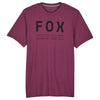 Crisp studio image on a white background of Fox Racing Non Stop Tech Tee; showing tee fit, printed graphics, and crew neckline; SKU 31688-001-S
