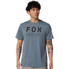 High-resolution studio image of Fox Racing Non Stop Tech Tee; showing tee fit, printed graphics, and crew neckline; SKU 31688-001-S