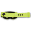 Fox Racing Main Core Goggle (Youth) - top-down view of frame curvature and outriggers SKU 33042-001-OS