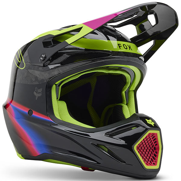 studio product photo of Fox Racing SKU 32994-001 in Black, size XS for motocross helmet, dirt bike, motocross, off road, sizes XS to XXL.