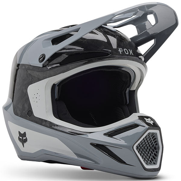 studio product photo of Fox Racing SKU 32993-110 in Flo Red, size XS for motocross helmet, dirt bike, motocross, off road, sizes XS to XXL.