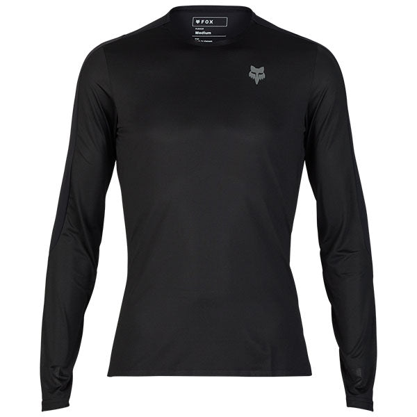 Product image of Fox Racing - Flexair Ascent Long Sleeve Jersey (MTB) SKU:32618-001-S | Sizes: SM, MD, LG, XL, 2XL | Designed for Mountain Bike, BMX and E-Bike riders | Available at BTO Sports
