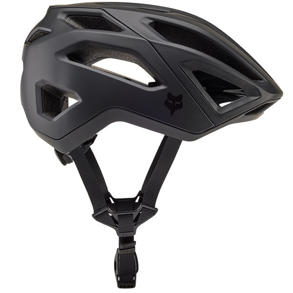 Product image of Fox Racing - Crossframe Pro Matte Black Helmet (MTB) SKU:31935-255-S | Sizes: SM, MD, LG | Designed for Mountain Bike, BMX and E-Bike riders | Available at BTO Sports