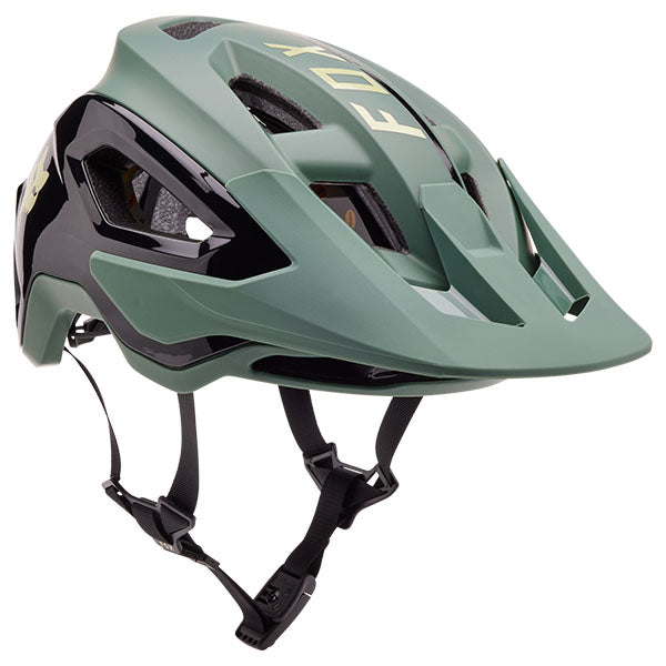 Product image of Fox Racing - Speedframe Pro Blocked Helmet (MTB) SKU:31144-041-S | Sizes: SM, MD, LG | Designed for Mountain Bike, BMX and E-Bike riders | Available at BTO Sports