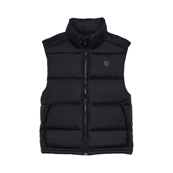 Fox Racing Ridgeway Hi front angle view in Blk sizes XS, SM, MD, LG, XL SKU 32779-001-XS. Vest | Available at BTO Sports