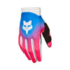 Fox Racing 180 Collect Gloves (Youth) front angle view Colors: Blue/Pink Sizes: Y-LG to Y-XS SKU:36305-A01 | Available at BTO Sports.