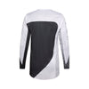Rear view of white/black Flexair Fracture Jersey highlighting TruDri® fabric and bonded collar, SKU 36316-058 | SKU: 36316-05 | Available at BTO Sports